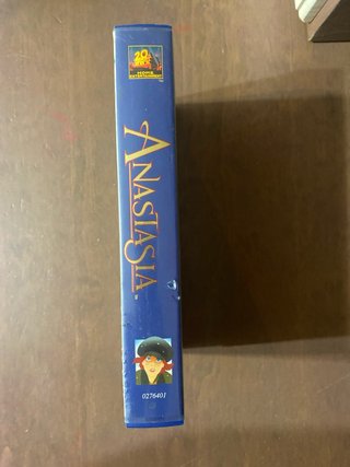 VHS Anastasia Película Animada Español