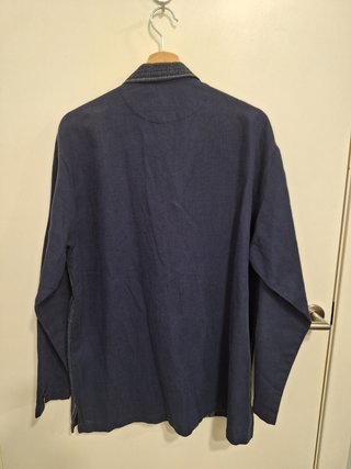 Blazer deLino Hombre Azul Beige