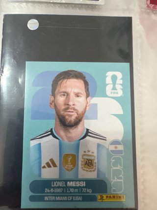 Cromo Lionel Messi Mundial 2026.