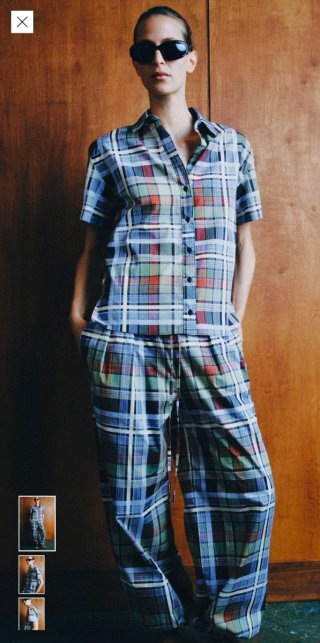 Camisa Cuadros Zara