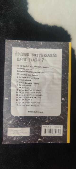 Destroza este diario en cualquier sitio