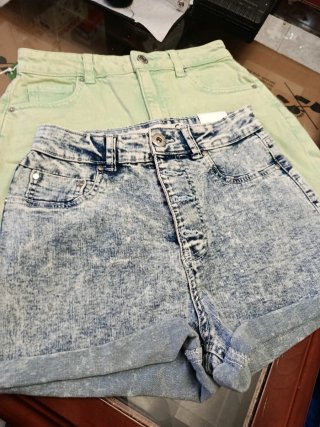 2 Pantalones Cortos Vaqueros