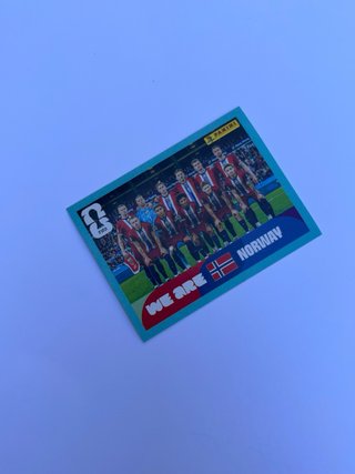 Cromo equipo Noruega Panini FIFA mundial 2026