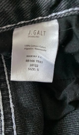 Pantalones vaqueros rectos grises/ negros