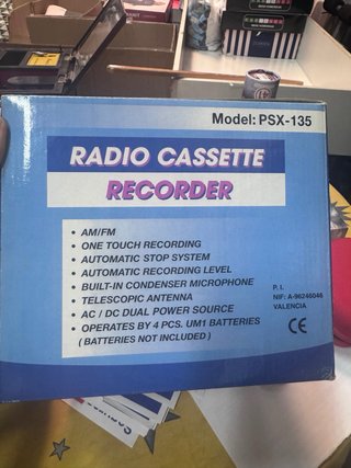 Radiocasete Portátil Sunny FM/AM