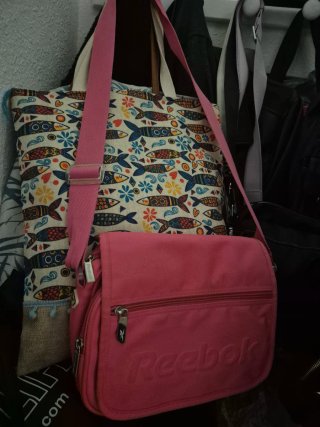 Bandolera Reebok Rosa