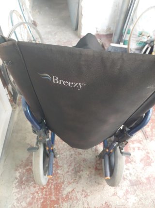 Silla de ruedas aluminio plegable