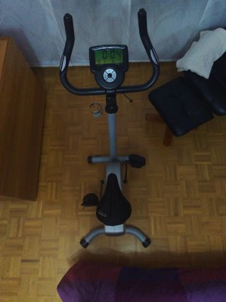 Bicicleta Estática DOMYOS VM430 + Sillin + Soporte