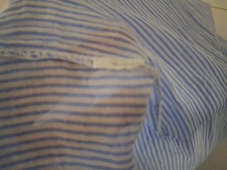 Camicia Tunica Lunga a Righe Bianche e Azzurre
