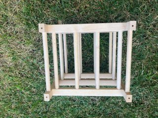 Scaffale per vino in legno