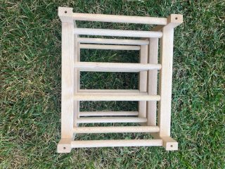 Scaffale per vino in legno