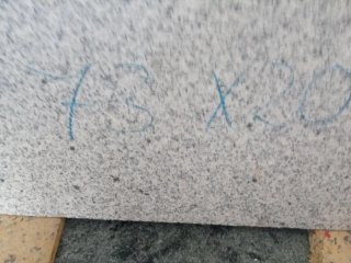 Repisa de granito gris
