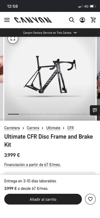 Cuadro  CANYON Ultimate CFR R089 ORIGINAL
