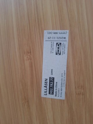 Escritorio Bambú Lillasen Ikea