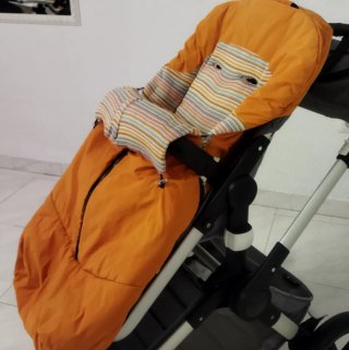 Saco universal para silla de paseo naranja
