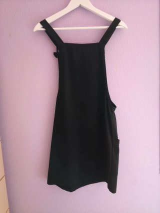 Peto Negro Mango Talla S