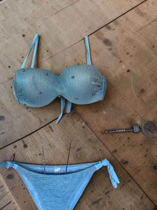 bikini azul