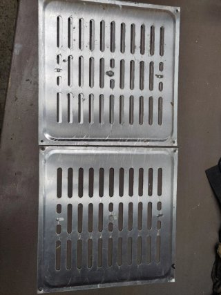 Rejillas de ventilación metálicas