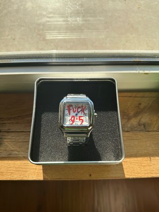 Orologio Retro Fuck 9.5 Acciaio