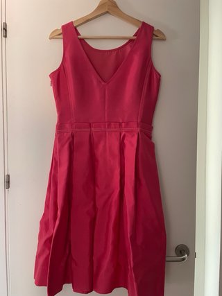 Vestido fiesta Carolina Herrera fucsia