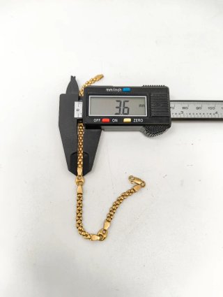 Pulsera Oro 18kt Panter y Calabrote pequeño
