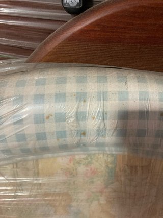 Cabecero infantil tela y madera
