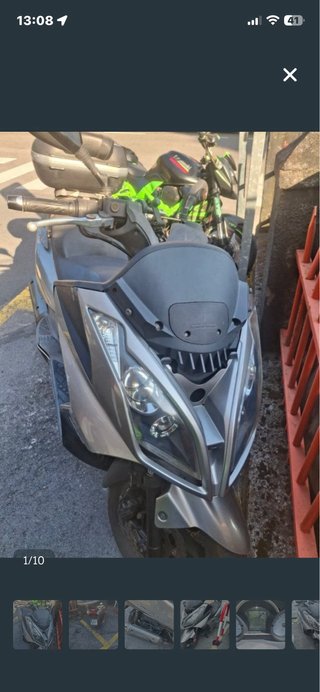 Kymco  Super Link 125 gris plata