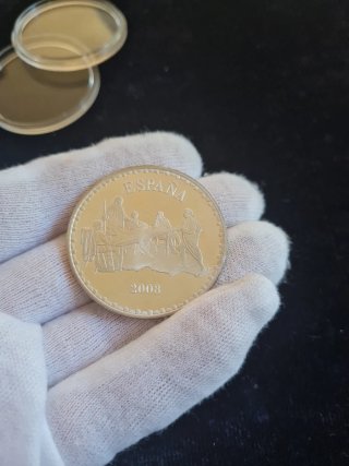 Moneda Plata 10 Euro Guerra Independencia