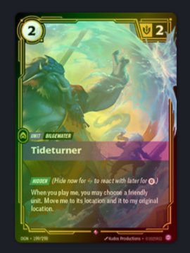 Tideturner Origins - Carta Coleccionable