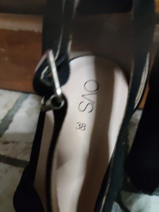 Sandali OVS n.38 scamosciati tacco 10 cm