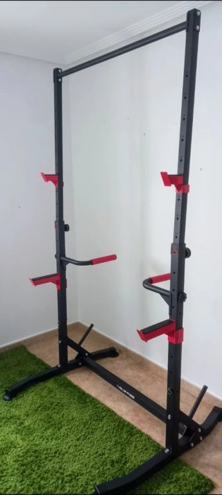 Gimnasio en casa: Banco, pesas y barras