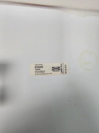 Espejo Ikea STAVE Blanco
