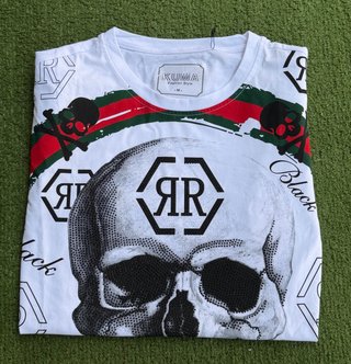 Camiseta KUMA Calavera Blanca