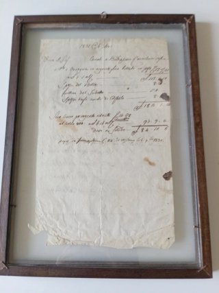 Documento Commerciale Milano 1831  Corneliani