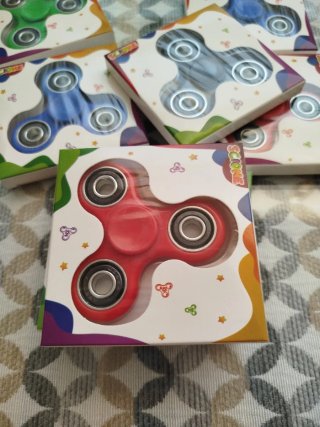 Lote 9 Spinner Fidget Toys Colores Surtidos