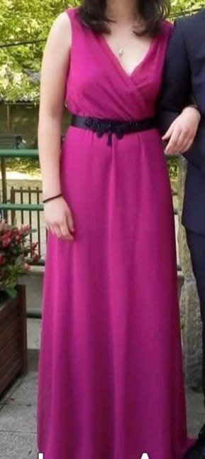 Vestido largo VENENO EN LA PIEL morado