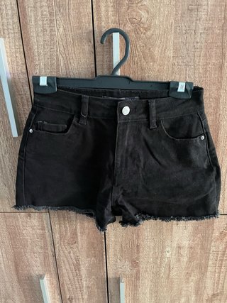 Pantalones Vaqueros Cortos Negros