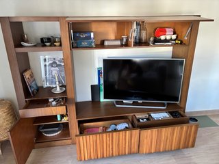 Mueble de salón de madera de cerezo