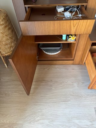 Mueble de salón de madera de cerezo