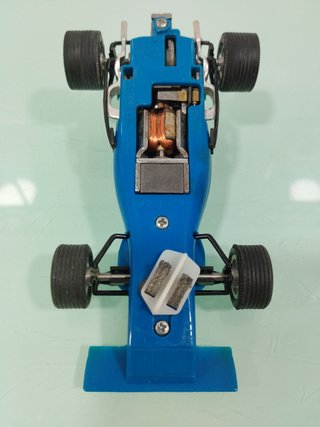 Scalextric Tyrrell Ford Azul