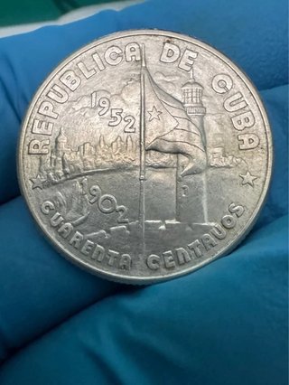 40 Centavos Cuba 1952