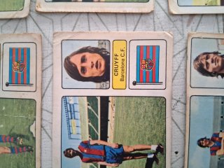 Lote cromos fútbol Barcelona