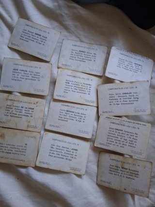 Lote cromos fútbol Barcelona