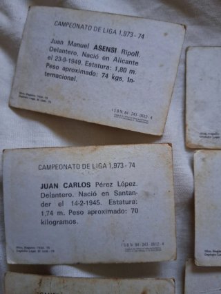Lote cromos fútbol Barcelona