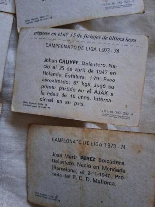 Lote cromos fútbol Barcelona