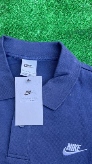 Polo Nike Sportswear Manga Larga Azul Marino
