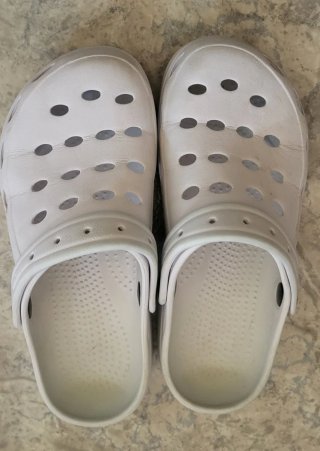 Chanclas Crocs Talla 36 Blancas