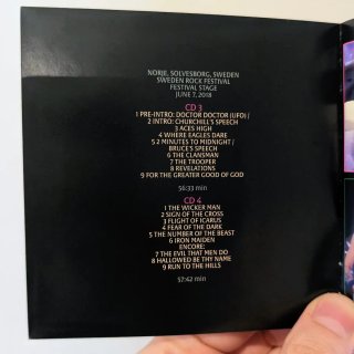Iron Maiden Legacy of the Beast Tour 2018 6CD 2DVD