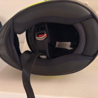 Casco HJC Negro y Amarillo talla L