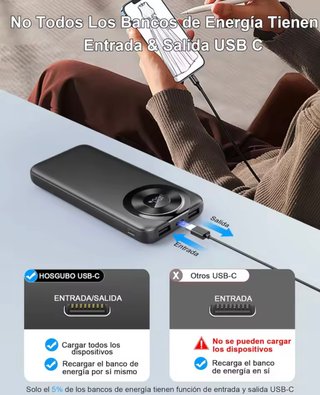 SIN ABRIR Batería Externa Power Bank 10000mAh